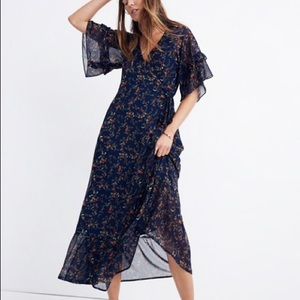 Long wrap dress